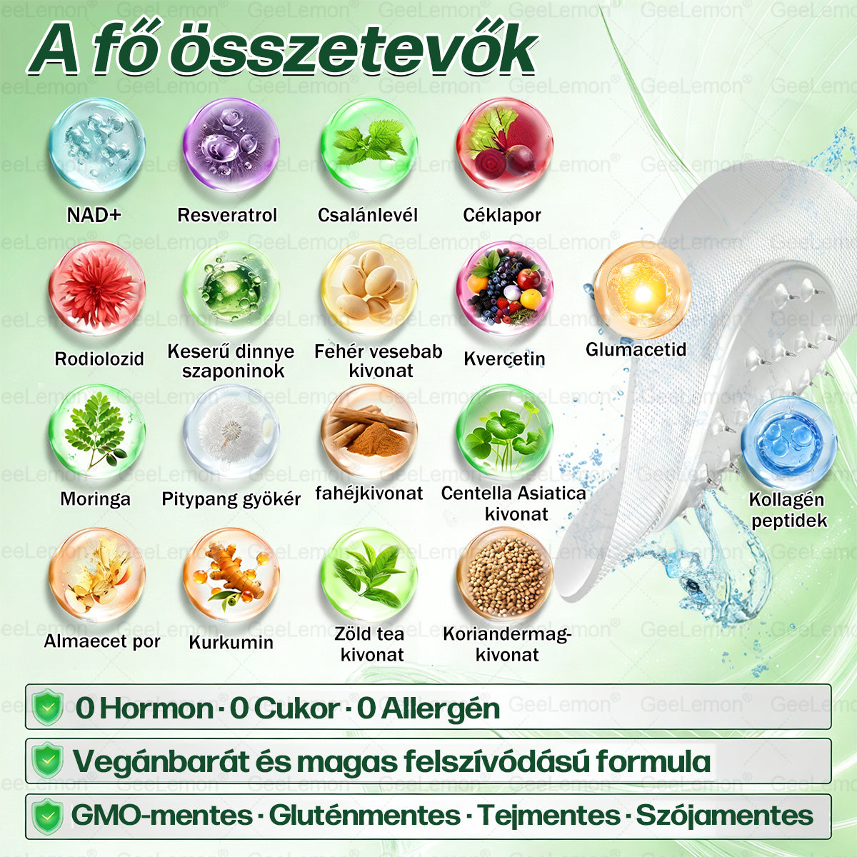 ▶Ajánlott a Semmelweis Kórház által · 👩‍⚕️BENU hivatalos üzlet| 🎁 𝐆𝐞𝑒𝐿𝑒𝐦𝐨𝐧® Glumasetide 8 az 1-ben Karcsú és Egészséges Nano Mikrotűs Tapasz